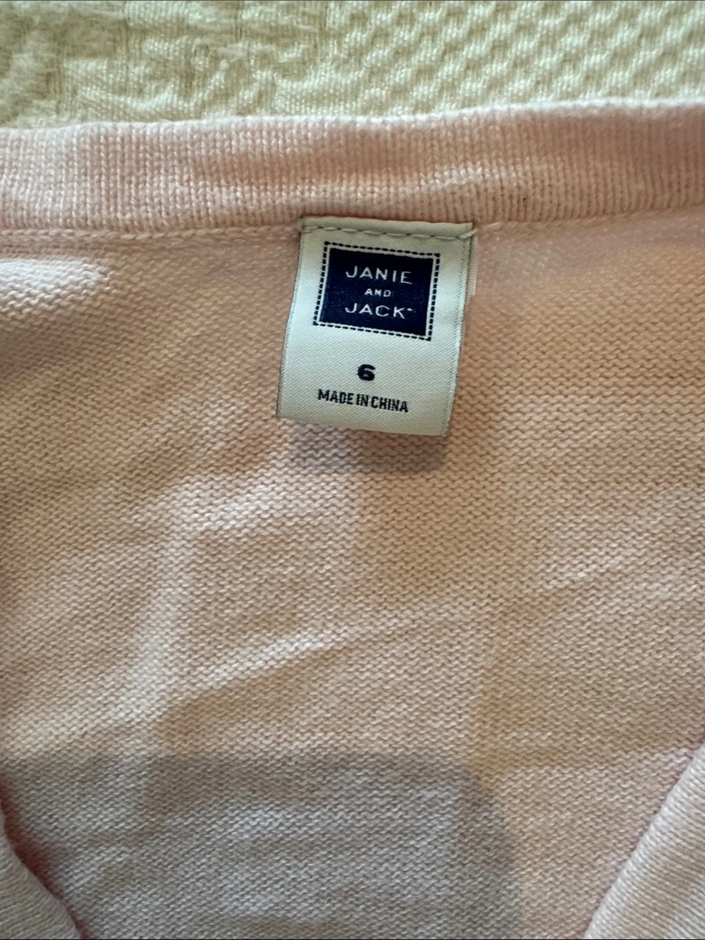 Matching set - Ballerina size 6 Janie and Jack Pale Pink Top and Leggings